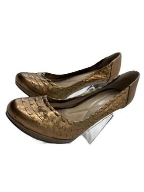Golden Goddess Woven Heels Step Up Your Shoe Game